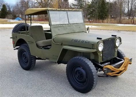 Jeep Willys Cj A St Airborne Military Paint For Sale