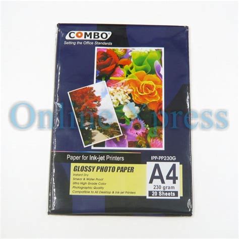 Jual Kertas Foto Glossy Photo Paper A4 230gr Combo Di Lapak Online