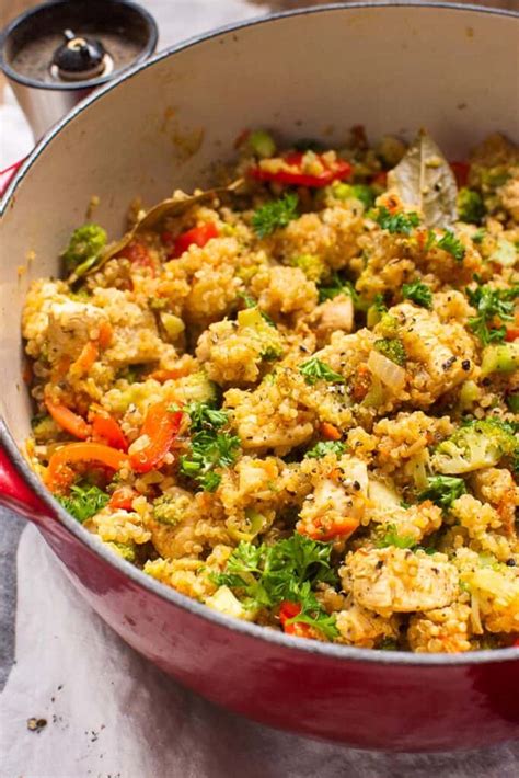 One Pot Chicken Quinoa {ukrainian Pilaf Recipe}