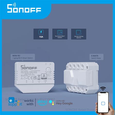 SONOFF Interruptor Inteligente MINI R3 Con Wifi Y Bluetooth Dispositivo