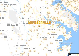 Davidsonville (United States - USA) map - nona.net