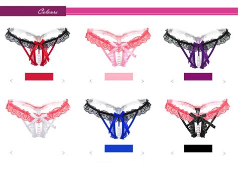 Culotte slip Culotte Sexy en Dentelle Transparente pour Femme Lingerie String G Sous Vêtements
