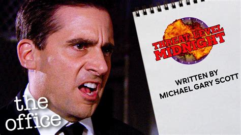 Threat Level Midnight From Script To Screen The Office Us Youtube