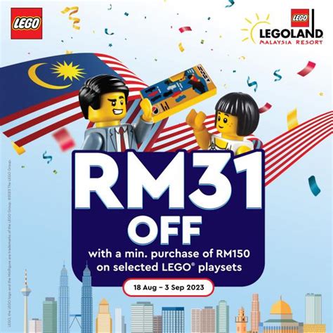 LEGOLAND Merdeka LEGO Playset RM31 OFF Promotion 18 Aug 2023 3 Sep 2023