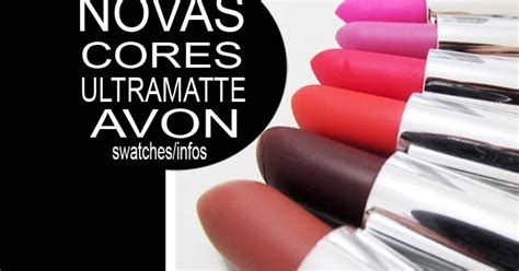 vídeo swatches das novas cores dos batons ultramatte da avon o