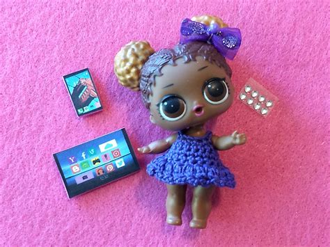 LOL Surprise Big Sister Doll Crochet Purple Miniature Dress - Etsy ...