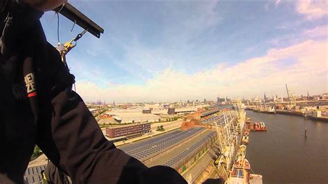 Bungee Jumping Hafenkran Hamburg 27 04 2014 YouTube