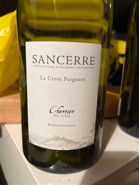 2018 Domaine Cherrier Père et fils Sancerre La Croix Poignant France