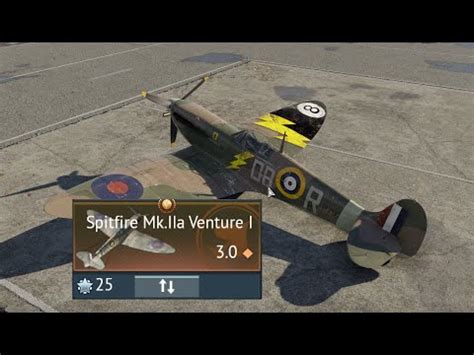 Spitfire Mk Iia Venture I In War Thunder Premium Plane Game Review