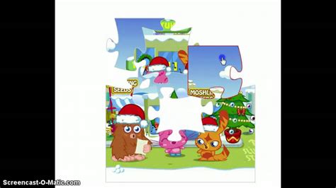 Moshi Monsters Twistmas Puzzle Youtube