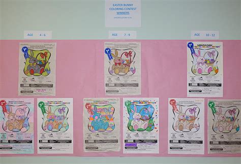 Easter Coloring Contest Winners
