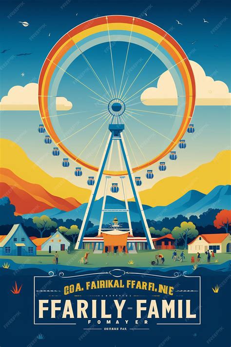 premium ai image poster   fair fair   background