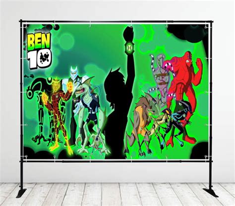 Painel de Festa Aniversário Ben10 Lona 120x150 cm Elo7