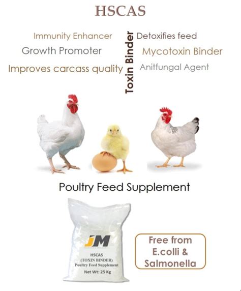 Poultry Feed Supplement Toxin Binder Hscas Packaging Type Hdpe Bags