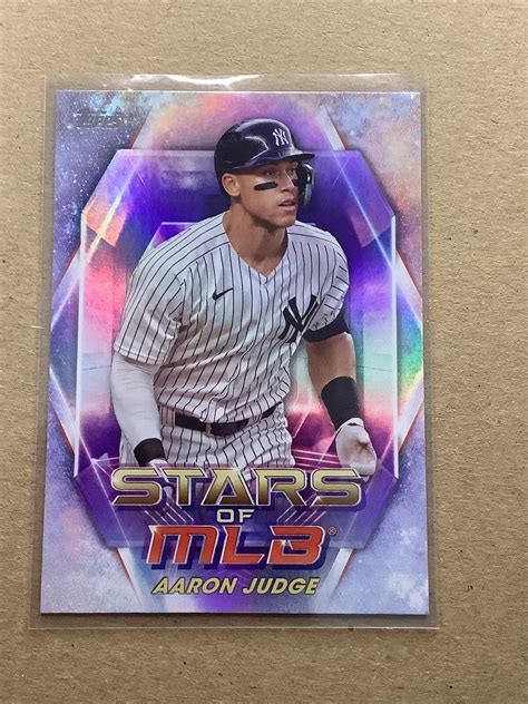 Aaron Judge Stars Of Mlb Foil Card Topps Series Smlb Ny