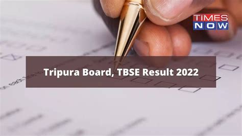 Tbse Th Th Result Declared Check Tripura Madhyamik Hs