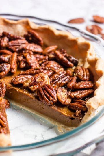 Vegan Pumpkin Pecan Pie {with A Caramel Filling} Lavender And Macarons