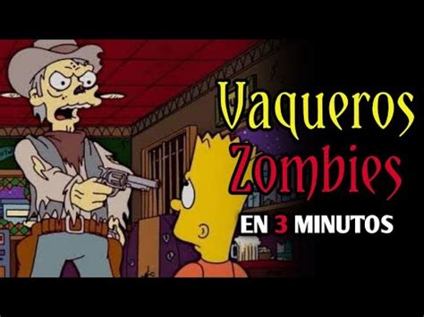 Los Simpson El Ataque De Los Zombies Vaqueros YouTube