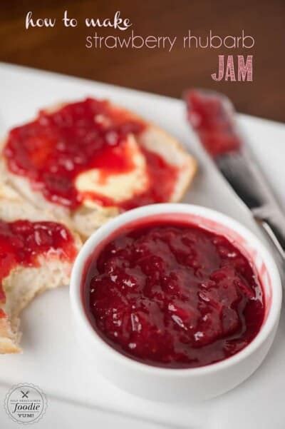 Strawberry Rhubarb Jam Self Proclaimed Foodie