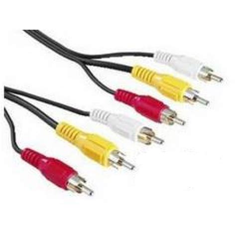 CABLE ARMADO 3 RCA 3 RCA 90CM