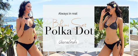 Charmleaks Women Triangle Bikini Set Padded Swimming Costume Amazon Co Uk Fashion