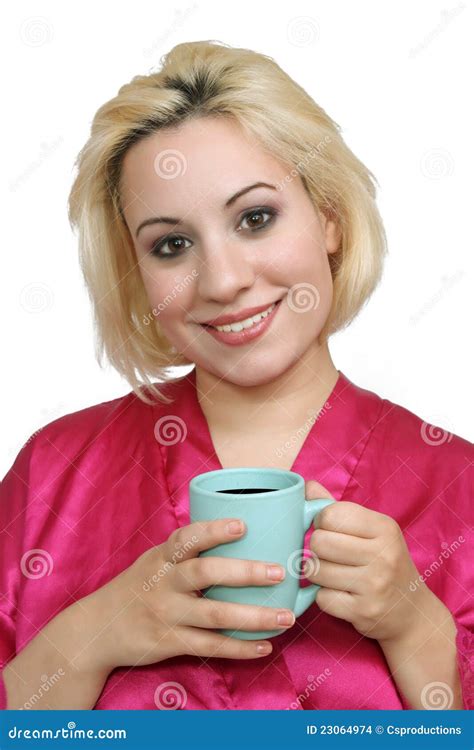 Beautiful Blonde with Coffee (1) Stock Photo - Image of adult, blonde ...