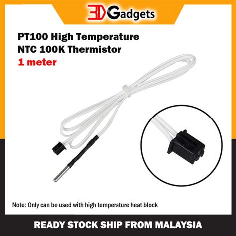 Pt High Temperature Ntc K Thermistor Meter Lazada