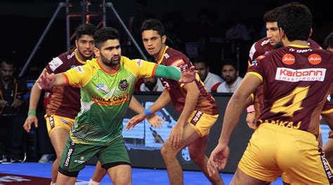 Patna Pirates Beat UP Yoddha 46 41 At Their Home Match Highlights