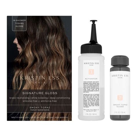 Kristin Ess Hair Signature Gloss Temporary Hair Color - Smoky Topaz ...