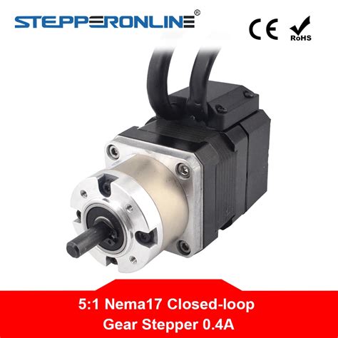 Nema Closed Loop Geared Stepper Motor L Mm Gear Ratio Encoder