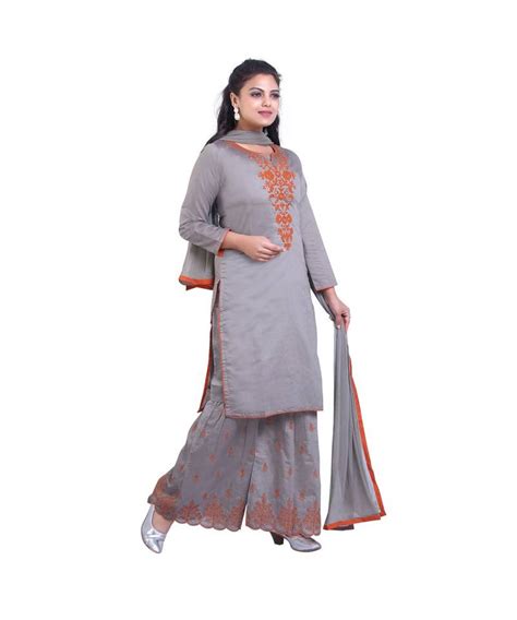 Designer Kurtapalazzo And Dupatta Set For Women Zri 3088381