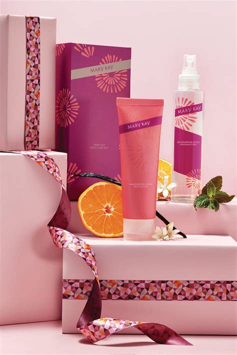 Mary Kay Mandarin Blooms Body Care Set Etsy