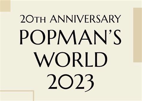 「スキマスイッチ 20th Anniversary Popmans World 2023」「popmans World Second