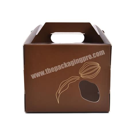 Disposable Paper Packaging Cardboard Big Cakebox Birthday Cake Box