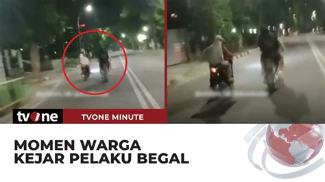 Tegang Aksi Kejar Kejaran Korban Dan Pelaku Begal Sempat Diteriaki