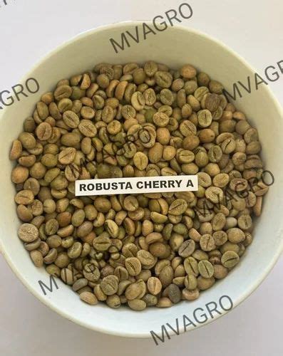 Robusta Cherry A Unwashed Green Coffee Beans Screen At Kg