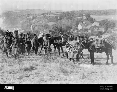 French Mitrailleuse Detachment Between C1914 And C1915 French