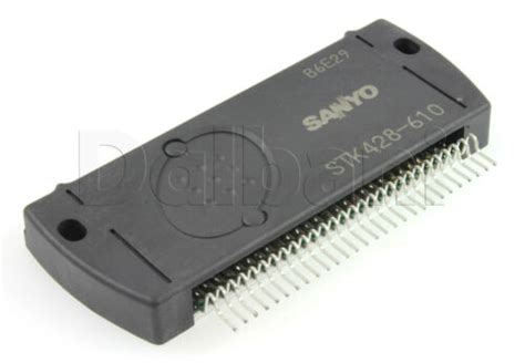 STK428 610E Original New Sanyo Audio Amplifier 2 Channel 70W IC EBay