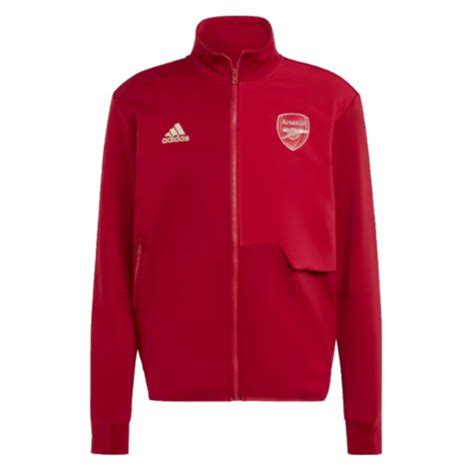 Arsenal Anthem Jacket Red Hz Uksoccershop