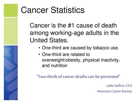 Ppt Cancer Prevention And Early Detection Powerpoint Presentation Id 3089459