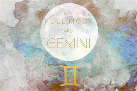 Full Moon In Gemini December 12th 2019