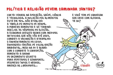 Política e religião devem caminhar juntas 03 09 2022 Cláudio Hebdô