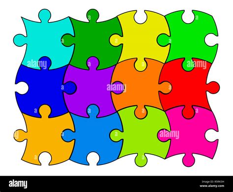 Puzzle Pieces Icon Icon Vector Hi Res Stock Photography And Images Alamy