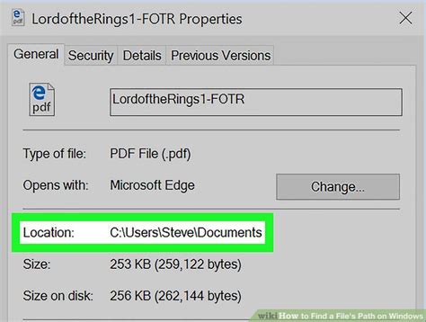 4 Ways To Find A Files Path On Windows Wikihow