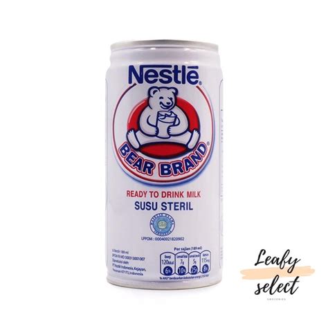 SUSU CAP BERUANG NESTLE BEAR BRAND SUSU STERIL NESTLE 189ml Shopee