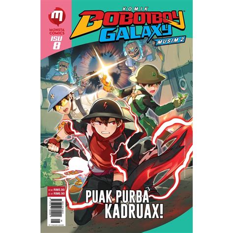 BUKU AY 2023 ANIMONSTA STUDIOS Monsta Comic Komik BoBoiBoy Galaxy