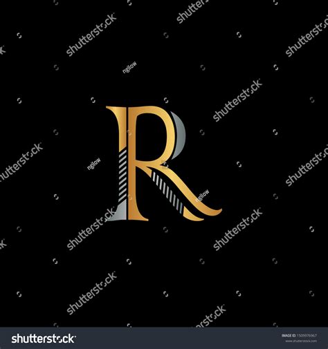 Abstract Vintage Letter R Logo Icon Stock Vector (Royalty Free ...