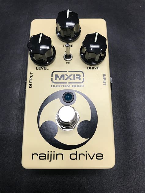 Mxr Csp037 Custom Shop Raijin Drive Overdrive Distortion Pedal 2019