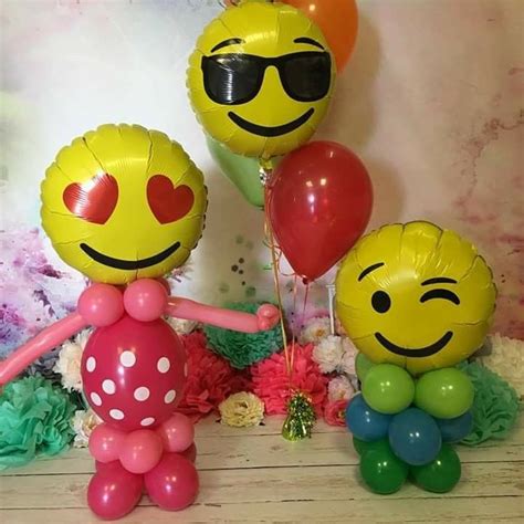 Event And Party Supplies Decorations Home And Kitchen I Love Emoji Helium