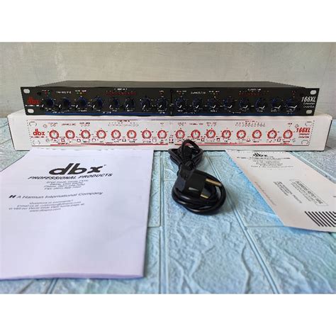 Jual Compressor Limiter Gate DBX 166XL Compres DBX 166 XL Warna Hitam 2